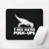 T-rex Haat Push-ups Grappige Fitness Workout Cool Muismat (Met muis)