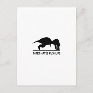 t-rex haat pushups.ai briefkaart