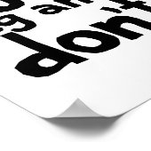 T-Rex Haiku Poster (Hoek)