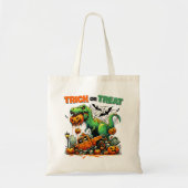 T-Rex Halloween Adventure Trick or treat Bag Tote Bag (Voorkant)