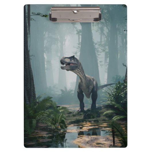T-Rex Handdoek Klembord (Voorkant)