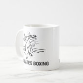 T Rex Hates Boxing Koffiemok (Voorkant links)
