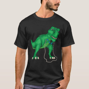 T Rex Hates Jump Rope Schattige Liefde Dinosauruss T-shirt