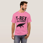 T-REX HATES PUSHUPS! Funny T-shirts (Voorkant volledig)