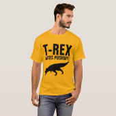 T-REX HATES PUSHUPS! Funny T-shirts (Voorkant volledig)