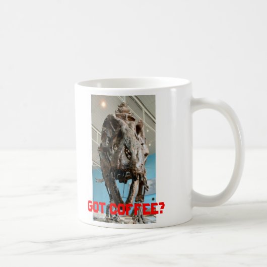 T-Rex, heb je koffie? -mok Koffiemok (Rechts)