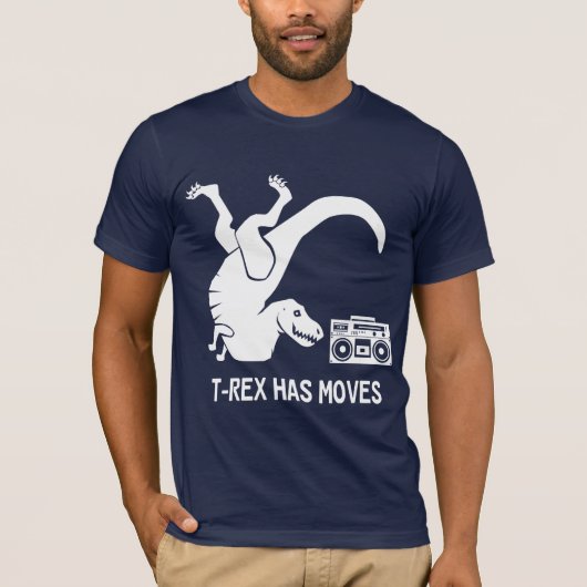 T-Rex heeft bewegingen T-shirt (Voorkant)