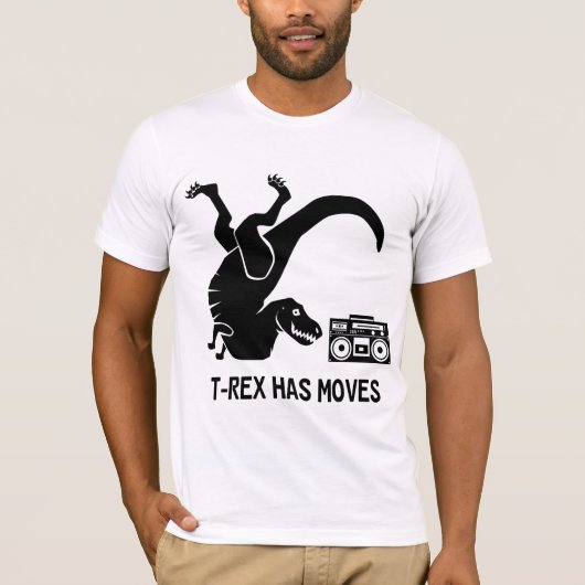 T-Rex heeft bewegingen TShirt (Voorkant)