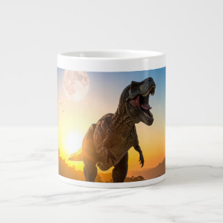 T-Rex Hoodie – Brullende Dinosaurus Grote Koffiekop