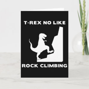 T-Rex houdt niet van grappige klimmen rotsklimmen Kaart