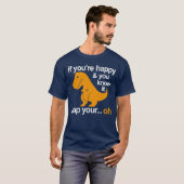 T-Rex houdt uw handen vast T-shirt (Voorkant volledig)