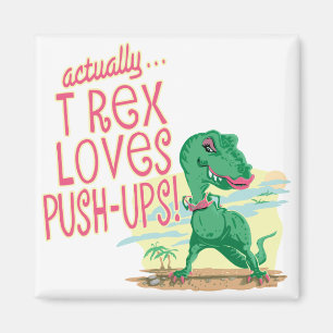 T Rex houdt van Duw-Ups Magneet