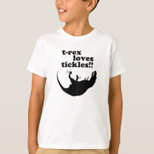 T-Rex houdt van Tickles! T-shirt
