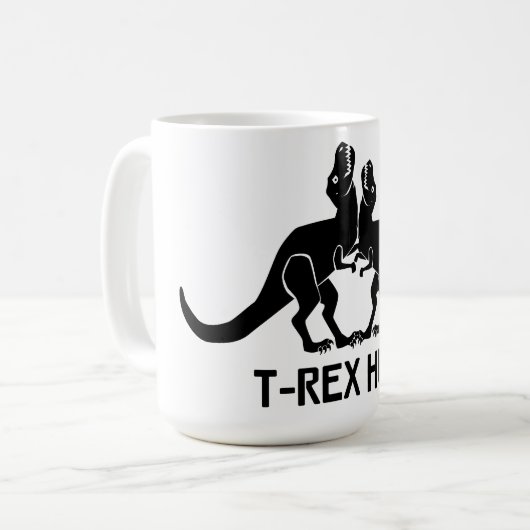 T-Rex Hug-Mok Koffiemok (Voorkant links)
