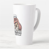 T-Rex I Survived Turkey Day Chef Latte Mok (Rechterhoek)