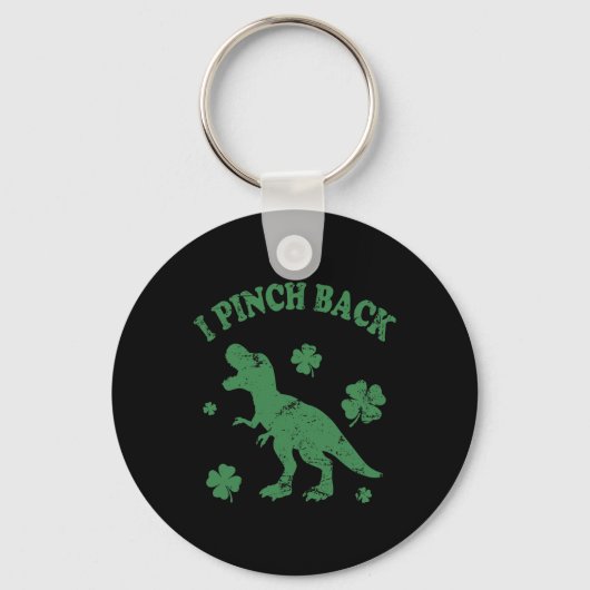 T-rex Ik Sla Kont Grappige St. Patrick's Dag Ik Kn Sleutelhanger (Voorkant)