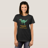 T Rex   I'm So Hungry I Could Eat A School Lunch  T-shirt (Voorkant volledig)