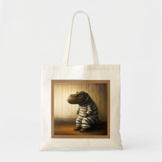 T Rex in de gevangenis Tote Bag