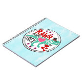 T-Rex in een top Hat Rawr betekent dat ik van je h Notitieboek (Linkerzijde)