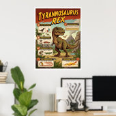 T-Rex Infografiek Poster (Thuiskantoor)