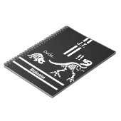 T-rex is surprised by Triceratops baby Notitieboek (Linkerzijde)