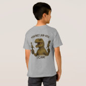 T-Rex jij wedt zo goed als ik kan T-shirt (Achterkant volledig)