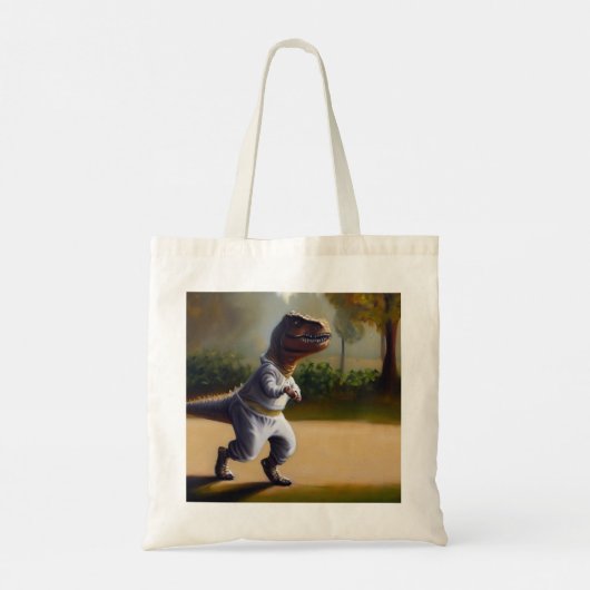 T Rex Jogging Tote Bag (Achterkant)