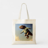 T Rex Jumping Tote Bag (Achterkant)