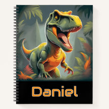 T-Rex Jurassic Dinosaur Spiral Notitieboek