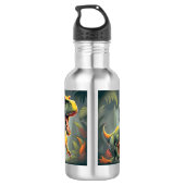 T Rex Jurassic Dinosaur Waterfles Waterfles (Achterkant)