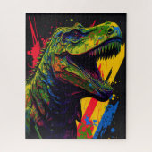 T Rex Jurassic Legpuzzel (Verticaal)