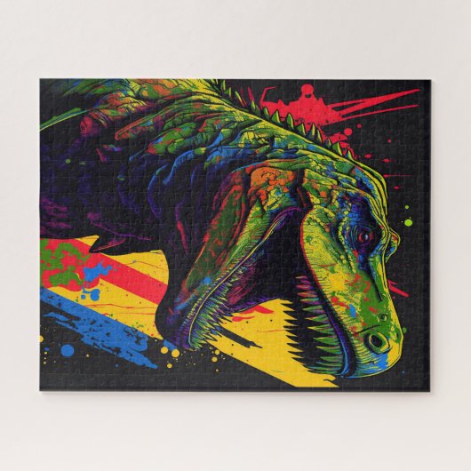 T Rex Jurassic Legpuzzel (Horizontaal)
