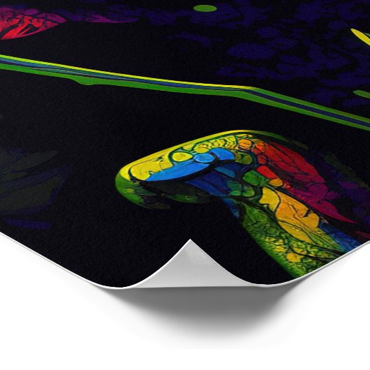 T Rex Jurassic Poster (Hoek)