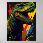 T Rex Jurassic Poster (Voorkant)