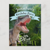 T Rex, Jurassic World, Jungle Gelukkig Verjaardag Briefkaart (Voorkant)