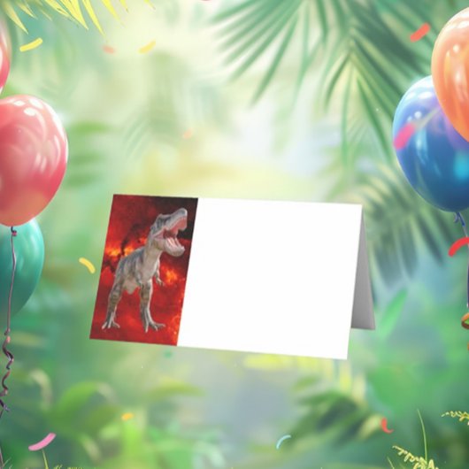 T Rex, Jurassic World, Vuurfeest Plaatskaartje