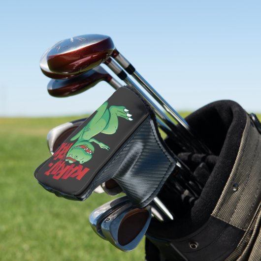T-Rex Karate Golfheadcover (Insitu)