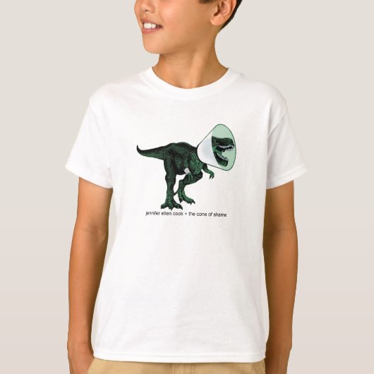T-Rex-kast van schaamte 2 kind T T-shirt (Voorkant)