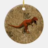 T Rex Keramisch Ornament (Achterkant)
