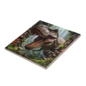 T-Rex Keramische Tegels Tegeltje (Zijkant)
