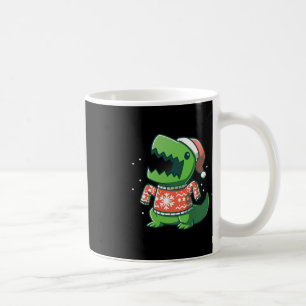 T-Rex Kerst Fun Dinosaurus Lelijke saurus Koffiemok
