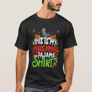 T Rex Kerst Pyjama Shirt - T Rex Lover