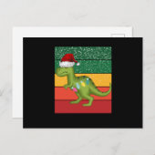 t-rex kerstboom briefkaart (Voorkant / Achterkant)
