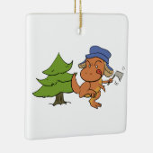 T. Rex kerstboom Shopping Ornament (Rechts)