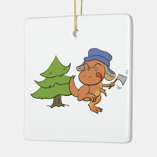 T. Rex kerstboom Shopping Ornament (Links)