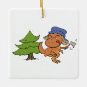 T. Rex kerstboom Shopping Ornament (Voorkant)