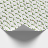 T-Rex Kerstcadeaupapier Cadeaupapier (Hoek)