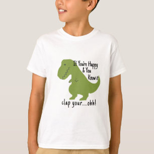 T-Rex Kinder T-Shirt: Grappige Dinosaurus Quote & T-shirt
