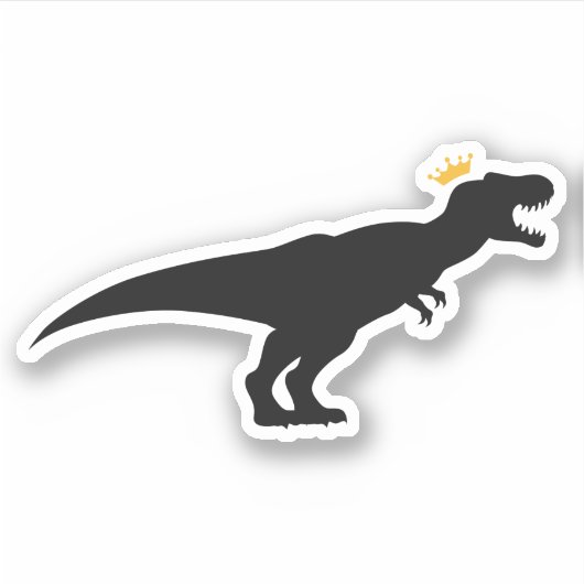 T-Rex King Sticker (Voorkant)