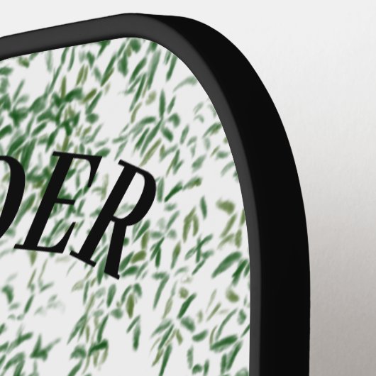 T. rex. kleurrijke dinosaurus gepersonaliseerd pickleball paddle (Links Detail)